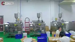small pouch filling packing machine | doypack liquid filling machine | small business machinery