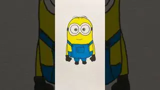 Easy minion drawing #minions #drawing #kids #kidsart #kidsdrawing #easydrawing #howtodraw #shorts