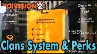 The Division 2 ::  CLANS & Clans features 🞔 No Commentary