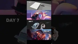 Day-by-day process  #animation #cgi #challenge #cinema4d #cinematic #breakdown