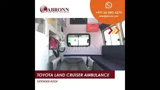 Off-Road Lifesaver: Toyota Land Cruiser Ambulance by Abronn FZE 🚑🌍