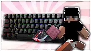 Keyboard + Mouse Sounds ASMR [Blue Switch] | Hypixel Bedwars