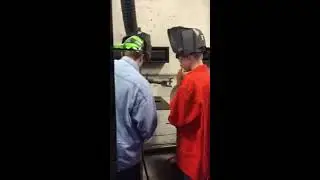 Me and KingOfTheDead are Mig welding for the first TIME