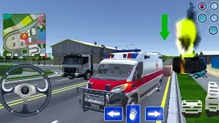 Ambulance City Car Driving Simulator - 911 Rescue Emergency Survival Van Driver -Android Gameplay