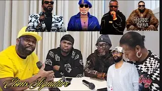 LE VIEUX PERE ET PAPA EMMANUEL AVEC UNE GOLOISE ..FALLY IP ET GIMS NA TABLE ROND