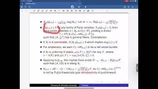 Chenyang Xu, plenary lecture, July 20th 2025, 