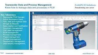 Teamcenter PLM Training for Industry Professional and Fresher by SIEMENS Authorized Training Partner
