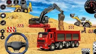 New City Construction Jcb Simulator 3D -Made Real Road Builder Truck Driver 2024 -Android Gameplay