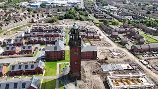 Ruchill Hospital Tower And Surrounding Area Glasgow 4k