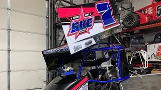 SKE wing kart?!?! Kyle Beattie shows Mac Life around the shop! Lots of Track Championship Trophies!