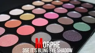 Golden Emerald Shimmer Morphe 35E It's Bling Palette