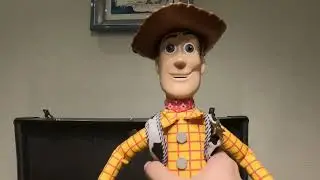 Disney Store Toy Story Pull String Talking Woody phrases