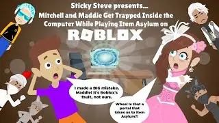 Mitchell and Maddie Get Trapped Inside the Computer While Playing Roblox/Gets Grounded in the End