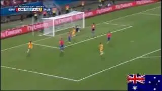 Gol 35' Tim Cahill﻿ | CHILE 2 - 1 AUSTRALIA | Brasil 2014