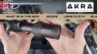 AKRA Oryx 6 36x56 FFP FFP Scope unboxing