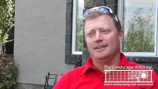 Landscape construction company testimonial video in Calgary