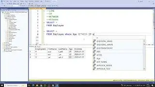 شرح LIKE و IN و BETWEEN و Aliases في SQL Server 2022  أهم أوامر البحث والتصفية