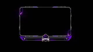 Animated Webcam Overlay | Animated Facecam Overlay | Facecam border