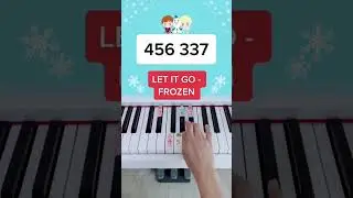 Let It Go - Frozen (Piano Tutorial) #letitgo #frozensongs#childrensongs #pianoshorts #easypiano