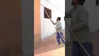 #wall roller colouring#Wall Painting Roller##shortvideo #painting #shorts #youtubeshorts