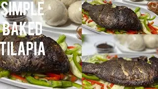 Special BAked Tilapia For Brunch/Baked tilapia and banku //Jojo'sPlate