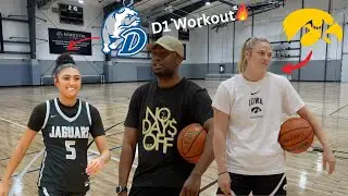 How to train like a D1 Guard. Callie Levin and Mya Crawford Exclusive Workout!