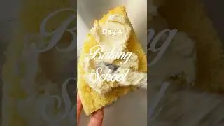 Baking School Day 4 - Fancy Vanilla ButterCream #baking #buttercream #bakingschool