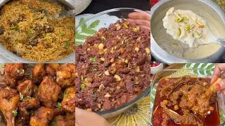 DAWAT menu | special surprise for Husband 😍| susral walon ki dawat.#food#dawat menu#motton biryani 