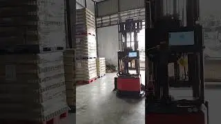 Autonomous Forklift Destacking 4 Layer