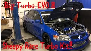 BIG Turbo EVO 8 Sheepy Turbo Kit - 62/62 Ball Bearing Precision Turbo
