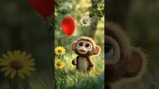 Smart Monkey Saves the Balloon 🎈🐵 | Kids Short**