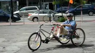 Home Built Recumbent Plywood Trike. No welding