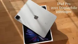 Displayfolie am IPad Pro 2021 anbringen (UniqueMe) Schutz