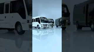 Toyota Coaster bus: referred to as the boss&rsquo;s mobile office #diecast #automobile