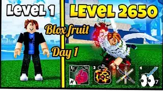 Noob to Max lvl pro in blox fruit ep 1 .  Blox fruit Roblox 