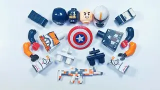 ASSEMBLE LEGO CAPTAIN AMERICA AND LEGO STORMTROOPER SKY GALAXY | LEGO MINIFIGURE