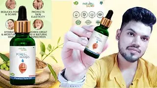Nature Sure Pores And Marks Premium Facial Oil #naturalbeauty #sunscreen #moringa #moringaoil