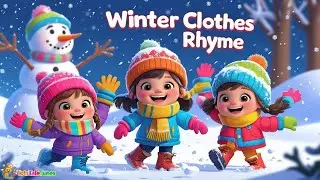 Winter Clothes Rhyme 🧣🧤 | Kids Song About Winter Jackets, Hats, Scarves & Gloves | TotsTaleTunes