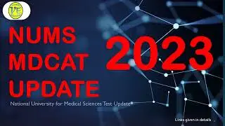 NUMS MDCAT 2023 - NUMS -  #pmc #pmdc #nums2023  #pmdc#pmdclatestnews  #nmdcat2022#nmdcat#mdcat2023