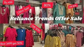 💞🛍️Reliance Trends Offer Sale Start|💞🛍️New Year offer Continue|women and kids wear