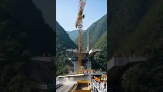 Mega Bridge Deck Installation Collapse #MegaBridge # #crane #Collapse