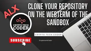 How to Clone your repository On the webterm of the sandbox
