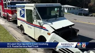 Minor injuries reported after crash involving main truck in Randolph County