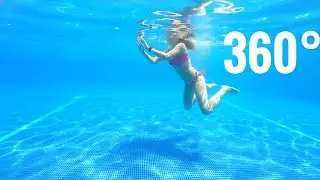 Swimming in the Pool Spain [360 Video VR]
