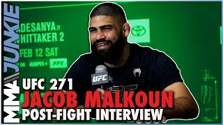 Jacob Malkoun wish he'd got the finish in dominant win | #UFC271