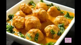 Shahi Chicken Kofta Curry | Kofta curry | Chicken meatball gravy
