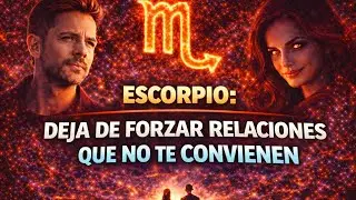 ESCORPIO: DEJA DE FORZAR RELACIONES QUE NO TE CONVIENEN 🦂 (NO ES AMOR, ES TERQUEDAD)