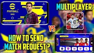 How To Play A Friendly Match In eFootball 2022 Mobile | How To Play With A Friend In eFootball 2022