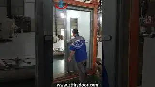 Ztfiredoor#corten steel fire with door#fire-proof metal door#fire safety door
