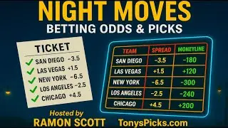 CFB, NBA, NHL, CBB Betting Odds, Picks - NIGHT MOVES Show for Thur., Jan. 8, 2026